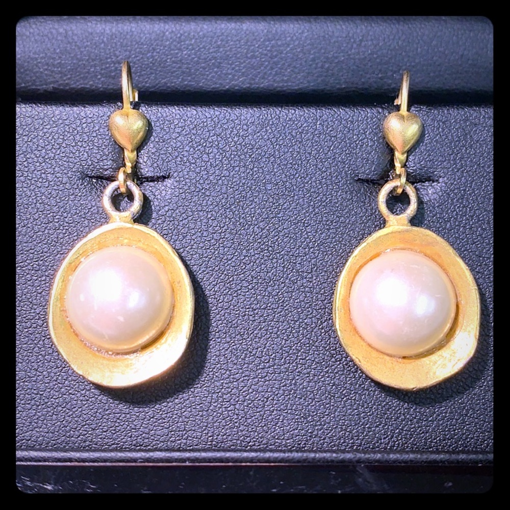 EXPRESS GOLD PLATED STERLING SILVER EARRINGS